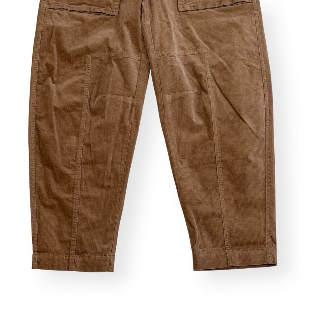NWT Banana Republic The Corduroy Barrel Pant Womens Size 4 Cargo Camel Tan - Picture 4 of 10